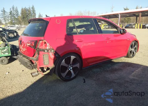 2015 Volkswagen Golf Gti 2.0T S 4-Door z USA, uszkodzony, nr VIN 3VW5T7AU9FM030091